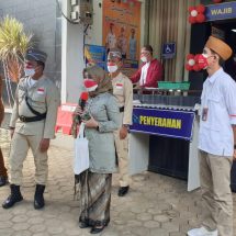 Sambut HUT RI Ke 76, Kantor Samsat Bandar Lampung Berhias Merah Putih