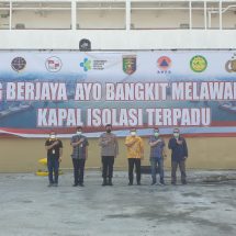 Kabid Humas Tinjau Persiapan Dan Kesiapan KM Lawit Sebagai Lokasi Isoter Di Lampung