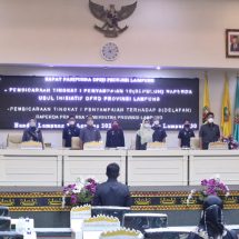 DPRD Lampung Gelar Rapat Paripurna Pembicaraan Tingkat I, 10 Raperda Usul Inisiatif dan Terkait Pendirian 5 BUMD