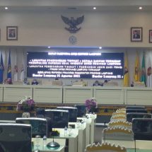 DPRD Provinsi Lampung Gelar Rapat Pembicaraan Tingkat I Terkait 10 Raperda Usul Inisiatif DPRD