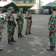 Dipimpin Kapten Cpl Made Diazmika, Personil Kodim 0410/KBL Lakukan Patroli Tingkatkan Keamanan Kota Balam