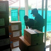 Kodim 0410/KBL Terima Bantuan Paket Isoman Obat Obatan Dari Korem 043/Gatam