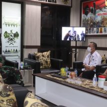 Jalin Silaturahmi, Dandim 0410/KBL Kolonel Inf Romas Herlandes Terima Kunjungan Kerja Reporter RRI Bandar Lampung