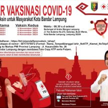 PMI Provinsi Lampung Gelar Kegiatan Vaksinasi Covid-19 Untuk Masyarakat Lampung