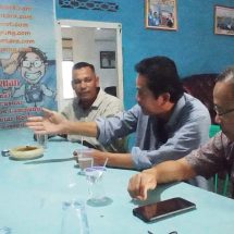 Pasangan Balon PWI Lampung Periode 2021-2026 Nizwar-Elkana Roadshow Galang Dukungan Suara Di Pesawaran