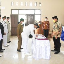 Usai Dilantik Bupati Dawam Rahardjo, Wabub Lamtim Azwar Hadi Berikan Arahan dan Motivasi Camat Pasir Sakti