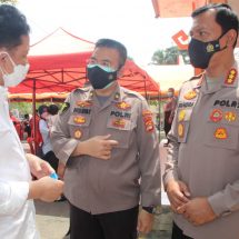 Selama Dua Hari Gerai Vaksin Presisi Polda Lampung dan Jajaran Vaksinasi 12.765 orang