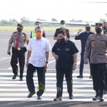 Menteri BUMN Kunjungi Lampung, Tinjau Penanaman Bibit Jagung Non Subsidi Di Desa Muara Putih Natar