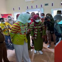 Ketua TP PKK Riana Sari Arinal Puji Pemkab Lamtim Saat Kunjungi Desa Tegal Yoso Sebagai Desa Smart Village