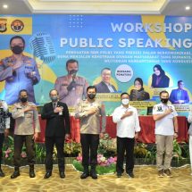 Penguatan SDM Polri Yang Presisi, Polda Lampung Gelar Workshop Public Speaking