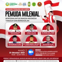 Gabungan Organisasi Pemuda dan Dewan Dakwah Lampung Gelar Webinar Nasional Sumpah Pemuda 2021