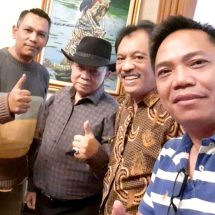 Bakal Calon Ketua PWI H. Nizwar Minta Nasehat Sesepuh Pers Lampung