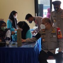 HUT Brimob Polri Ke 76 Brimob Lampung dan Bhayangkari Gelar Bakti Sosial Donor Darah