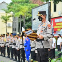 Kapolda Lampung Irjen Pol Hendro Sugiatno Pimpin Sertijab Kapolres Pringsewu Dan Kapolres Mesuji