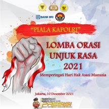 Polda Lampung Gelar Lomba Orasi Unjuk Rasa Piala Kapolri 2021