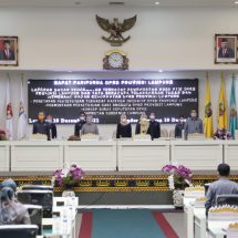 Pemprov Lampung Apresiasi Disetujuinya 6 Raperda Usul Inisiatif DPRD Untuk Ditetapkan Jadi Perda