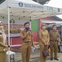 Ringankan Beban Masyarakat, Pemprov Lampung Gelar Operasi Pasar Minyak Goreng Di Pasar Rakyat Wayhalim