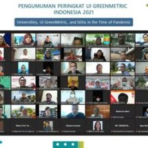 Pemeringkatan, Unila 15 Besar Kampus Berkelanjutan UI GreenMetric