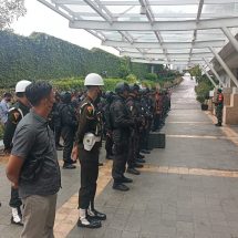 Letkol Imam Safei Pimpin Apel Pengecekan Personel Pengamanan VVIP Di Hotel Emersia