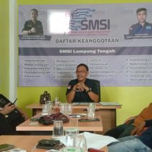 Perkuat Organisasi, SMSI Lampung Tengah Gelar Rapat Evaluasi Dan Koordinasi