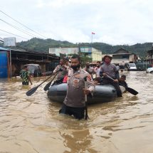 Polda Papua Terjunkan 380 Personel Bantu Penanganan Banjir Dan Longsor Di Jayapura