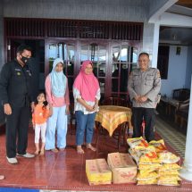 Kapolda Lampung Beri Tali Asih Kepada Keluarga Almarhum AKBP M. Marmin