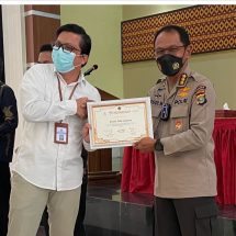 Satker Rorena Raih Juara Satu Dari Tiga Satker Polda Lampung Yang Meraih IKPA AWARD 2021