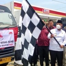 Bupati Nanang Ermanto Resmikan Kantor dan Lounching Beras Kemasan BUMD PT.Lampung Selatan Maju