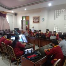 Danramil 410-01/Panjang Ikuti Sosialisasi Pengelolaan SDN Tentang Perekrutan Komcad Tahun 2022