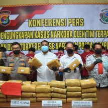 Dalam Waktu 1 Bulan, Polda Lampung Berhasil Selamatkan 100.300 Orang, Dari Peredaran Narkotika