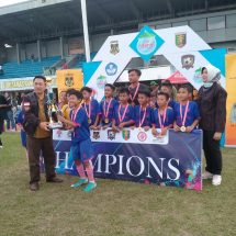 Sekolah Sepak Bola Tunas Satria Raih Juara Di Event Piala KBPP Polri Regional Lampung