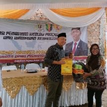 Saat Sosialisasi, Anggota DPRD Lampung RMD Ajak Pertahankan Ideologi Pancasila