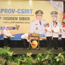 Pemprov Lampung Launching Tim Tanggap Insiden Siber Provinsi Lampung