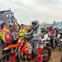 Didampingi Kapolres, Sekdakab Lamsel Thamrin Buka Event Bhayangkara Trail Adventure Reborn 2022