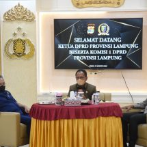 Jalin Sinergitas, Komisi I dan Pimpinan DPRD Lampung Menggelar Kunjungan Kerja Di Mapolda Lampung