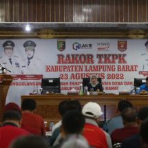 Wagub Chusnunia, Berikan Arahan Dalam Rakor Tim Koordinasi Penanggulangan Kemiskinan Di Lampung Barat