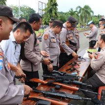 Cek Kesiapan Sarpras Polres Lamtim, Biro Logistik Polda Lampung Lakukan Supervisi
