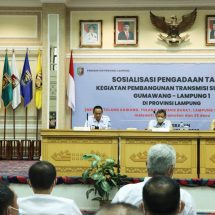 Pemprov Lampung Sosialisasikan Pembangunan Jalur Sutet 275kV Gumawang-Lampung 1