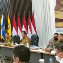 Pemprov Lampung Ikuti Rapat Koordinasi Pengendalian Inlasi Daerah Bersama Mendagri