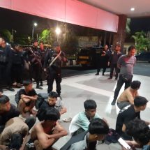 Jamin Rasa Aman dan Kondusif Di Kota Bandar Lampung, Polda Lampung Gelar Patroli Skala Besar