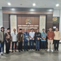 DPRD Provinsi Lampung Sambut Hangat Kunjungan Kerja DPRD Provinsi DKI Jakarta