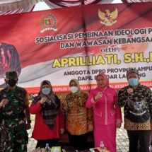 Anggota DPRD Komisi V Apriliati Ajak Masyarakat Lampung Cinta NKRI, Cegah Radikalisme