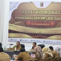 Gubernur Arinal Pimpin Rapat Persiapan Pengarahan Presiden RI Terkait Pengendalian Inflasi Daerah dan Aksi Afirmasi BBI