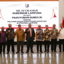 Gubernur Arinal Ajak Paguyuban Dubes RI Bersinergi Buka Peluang Investasi Untuk Percepatan Pembangunan Di Provinsi Lampung