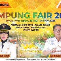 Dari Gubernur Arinal, Dendi, Adipati Hingga Kalangan Artis Ajak Masyarakat Sukseskan Lampung Fair 2022