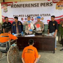 Gerak cepat Ungkap Kasus Curas, TEKAB 308 Presisi Polres Lampung Utara Menangkap 2 Residivis
