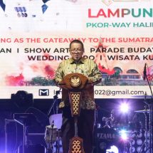 Dorong UMKM Tingkatkan Pertumbuhan Ekonomi, Gubernur Arinal Resmi Membuka Lampung Fair 2022 Di PKOR Wayhalim
