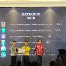 Kategori Baik, Gubernur Arinal Terima Anugerah Meritokrasi Dari KASN