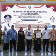 Pemprov Lampung Raih Anugerah Prakarsa Inklusi Dari Komisi Nasional Disabilitas RI