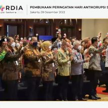 Gubernur Arinal Djunaidi Hadiri Puncak Peringatan Hari Anti Korupsi Sedunia Tahun 2022 Di Jakarta